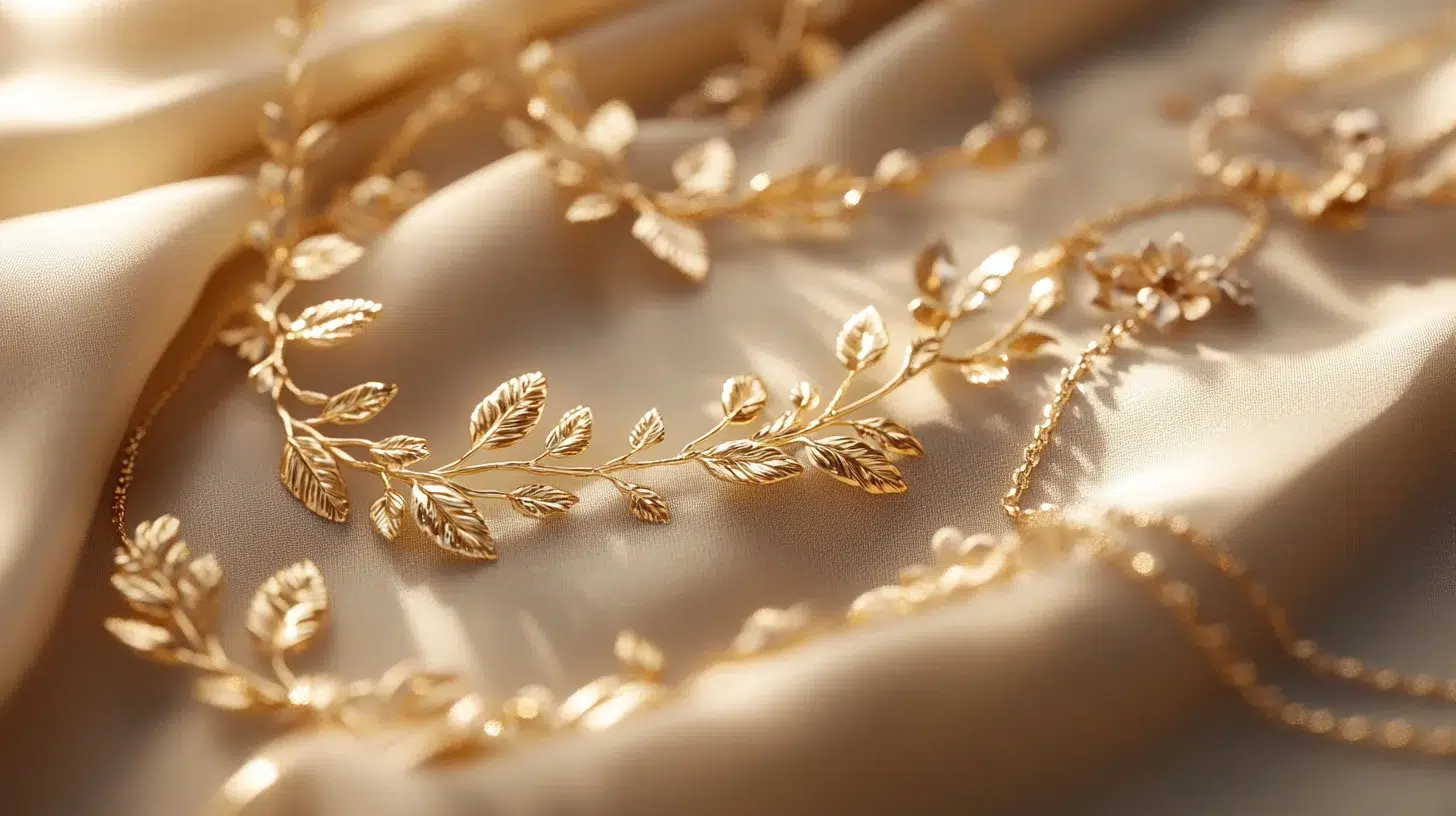 bijoux en or végétal