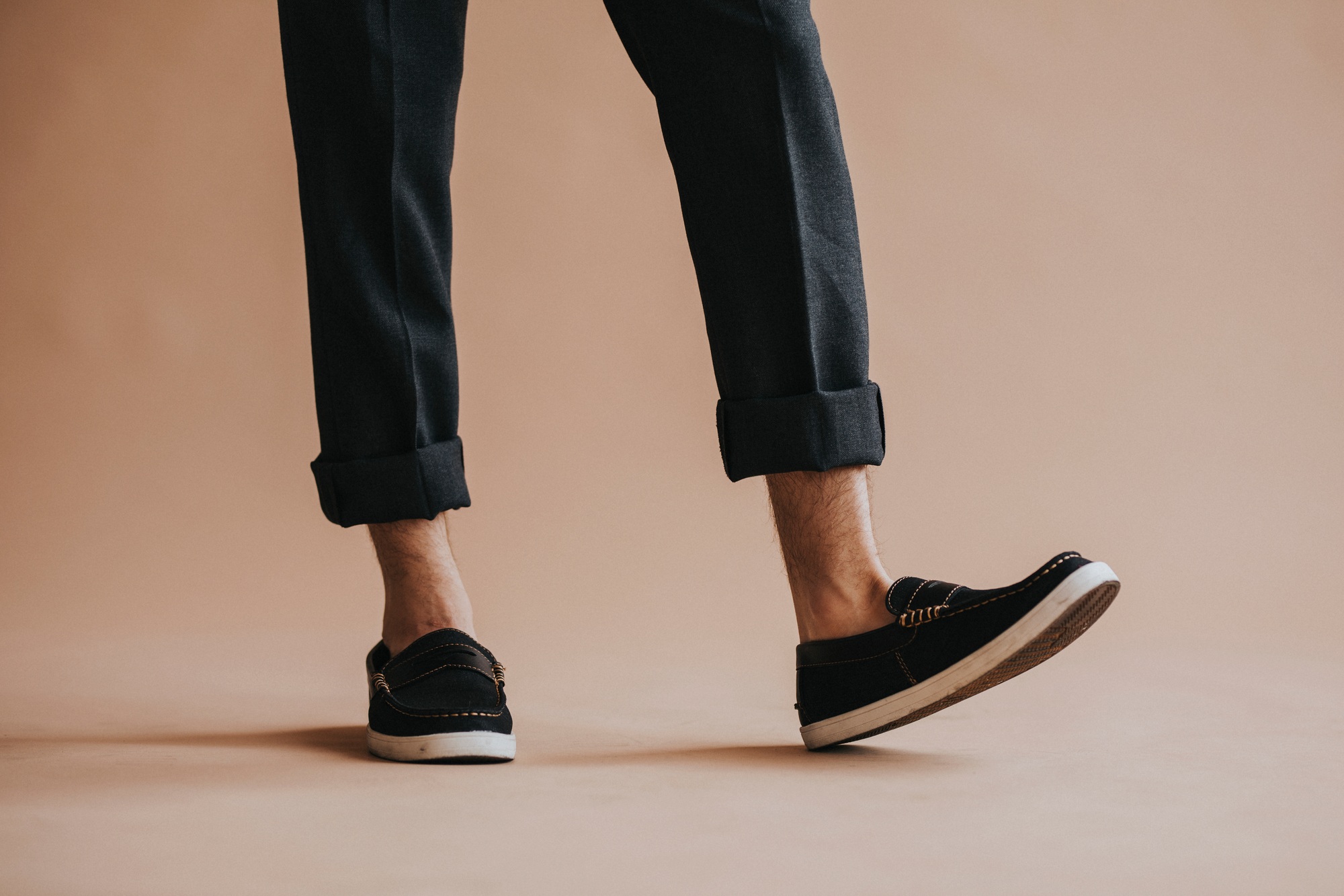 Casual mens shoes product shoot