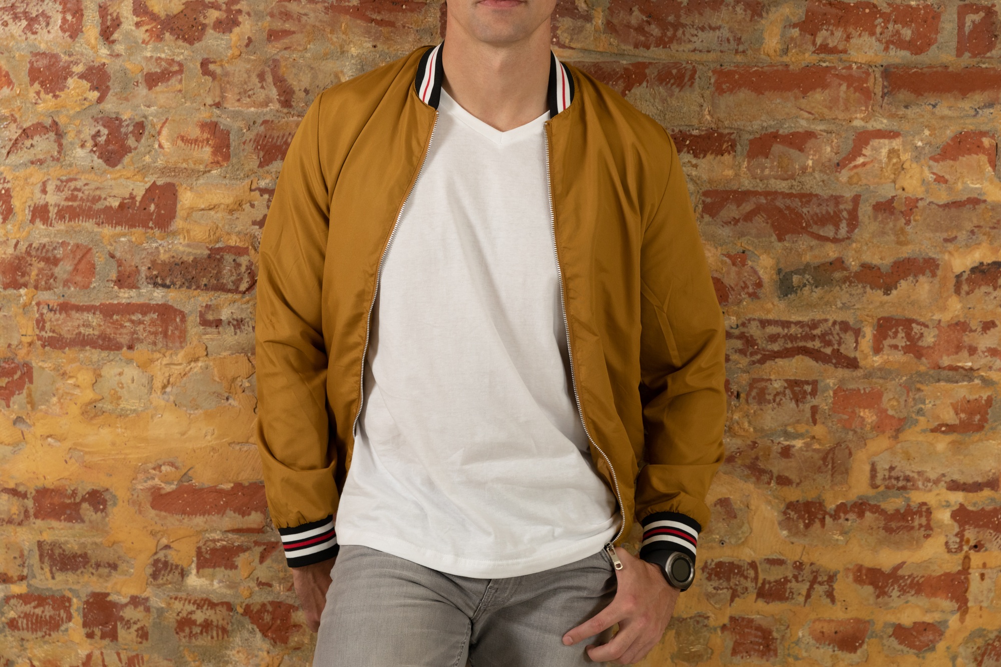 Young man wearing casual clothes