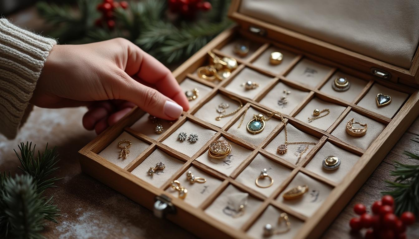 découvrez comment optimiser votre calendrier de l'avent bijoux avec des astuces créatives et des idées originales pour chaque jour. transformez cette tradition festive en une expérience unique et mémorable en choisissant des pièces qui raviront vos proches.