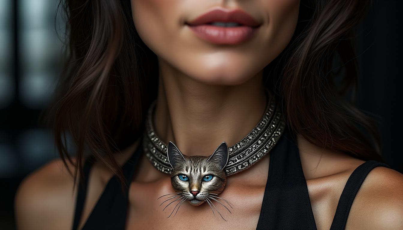 découvrez les colliers avec un chat pour femme, un accessoire tendance qui allie élégance et originalité. faites sensation avec cet incontournable de la mode qui ne manquera pas de faire parler de vous !