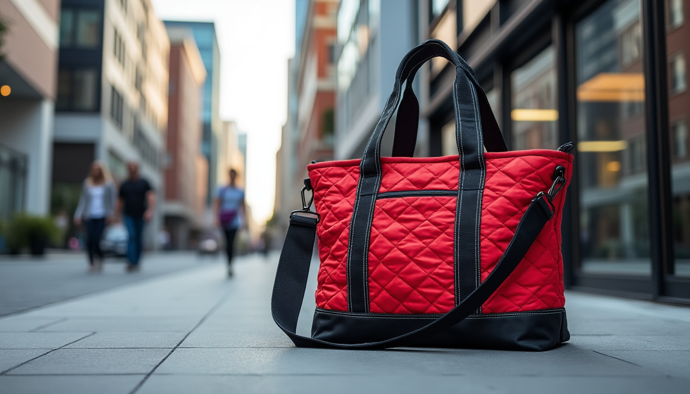 découvrez le cabas matelassé façon sac de sport, l’accessoire tendance qui allie élégance et praticité au quotidien. léger, spacieux et stylé, il accompagne toutes vos sorties avec une touche moderne.