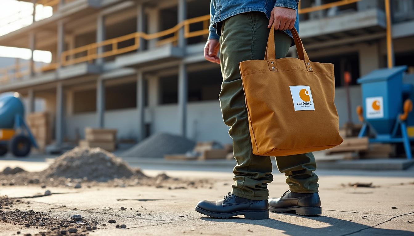 découvrez le cabas carhartt workwear, l'accessoire essentiel pour transporter vos outils et affaires avec style et praticité. idéal pour les travailleurs modernes à la recherche de robustesse et de fonctionnalité au quotidien.