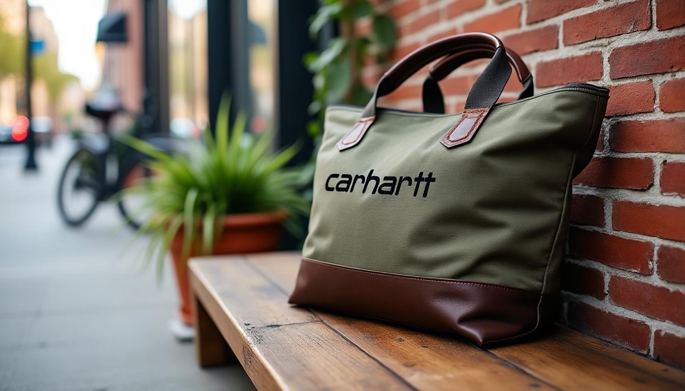 découvrez le cabas carhartt workwear, l'accessoire indispensable alliant robustesse et style pour accompagner les travailleurs modernes au quotidien. pratique et résistant, il est conçu pour répondre à tous vos besoins professionnels.
