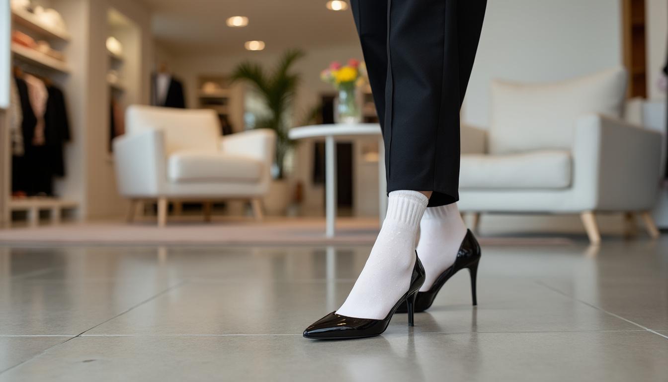 osez la tendance escarpins avec chaussettes ! découvrez comment associer élégance et originalité pour un look moderne et audacieux, à adopter sans hésiter cette saison.
