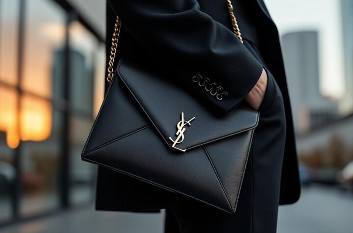découvrez comment styliser votre look avec l'élégante pochette envelope de saint laurent, un accessoire chic et intemporel pour sublimer toutes vos tenues.