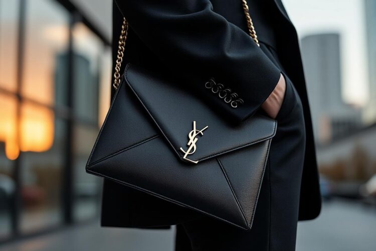 découvrez comment styliser votre look avec l'élégante pochette envelope de saint laurent, un accessoire chic et intemporel pour sublimer toutes vos tenues.