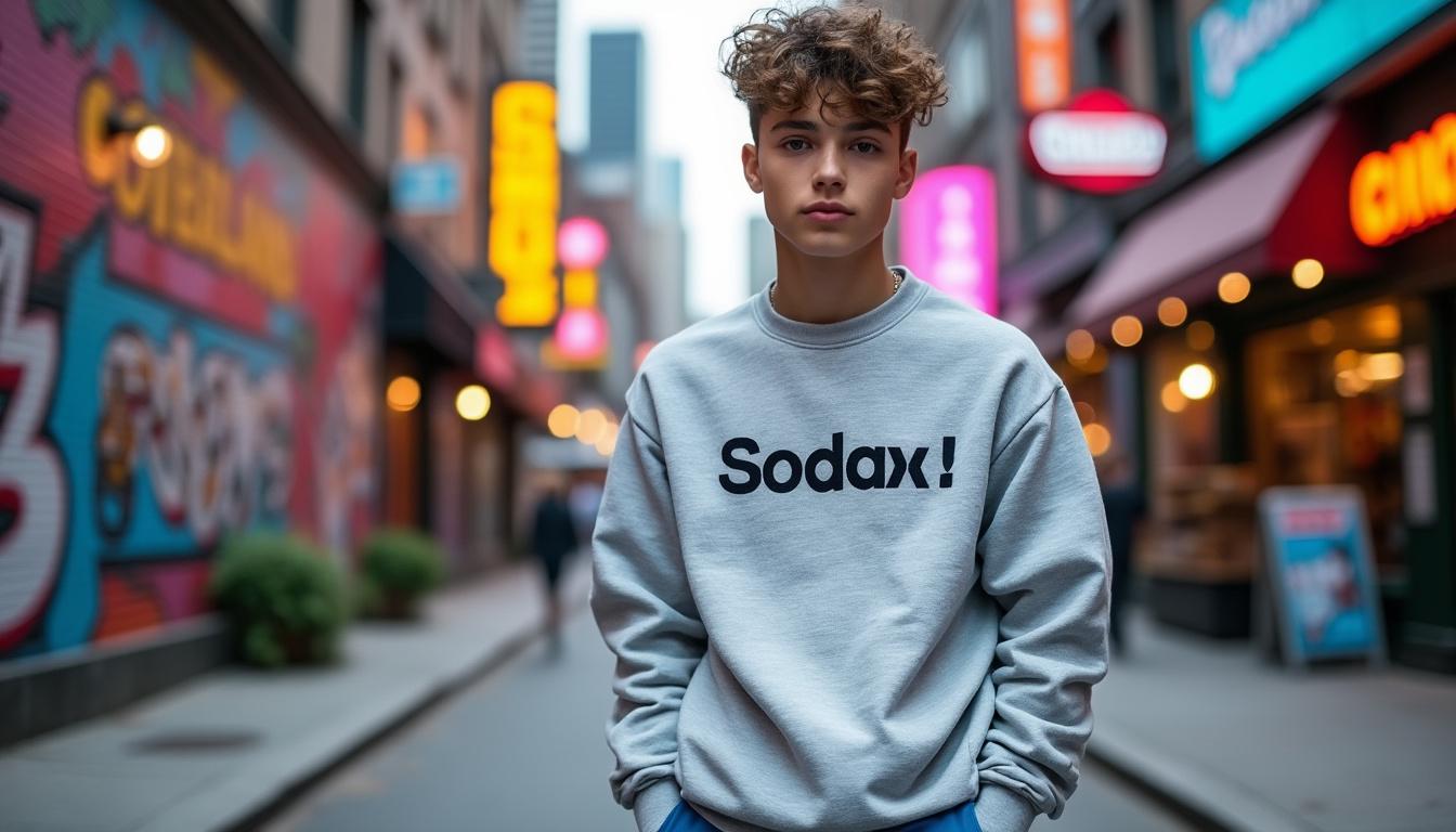 découvrez notre sweat unisexe avec broderie de logo personnalisée, alliant élégance et confort pour s'adapter à tous les styles.