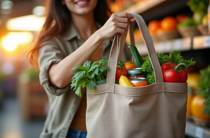 découvrez notre cabas solide, conçu pour supporter des charges lourdes et vous accompagner lors de toutes vos courses en toute sécurité et sérénité.