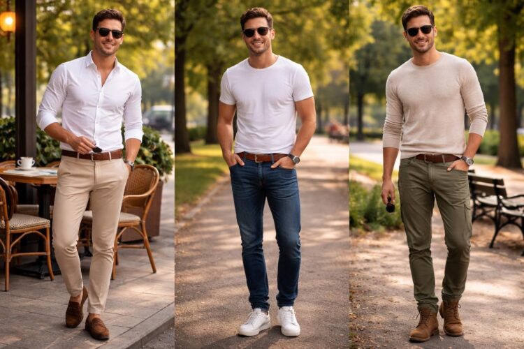 découvrez notre guide complet des pantalons casual pour homme, avec des conseils de style et des idées d'associations tendance pour un look décontracté et moderne.