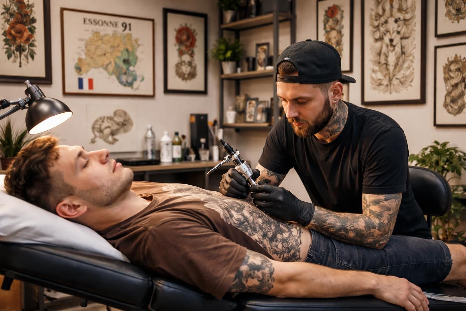 trouvez les meilleurs tatoueurs du 91 pour réaliser votre prochain chef-d'œuvre avec expertise et créativité. découvrez des artistes talentueux près de chez vous.