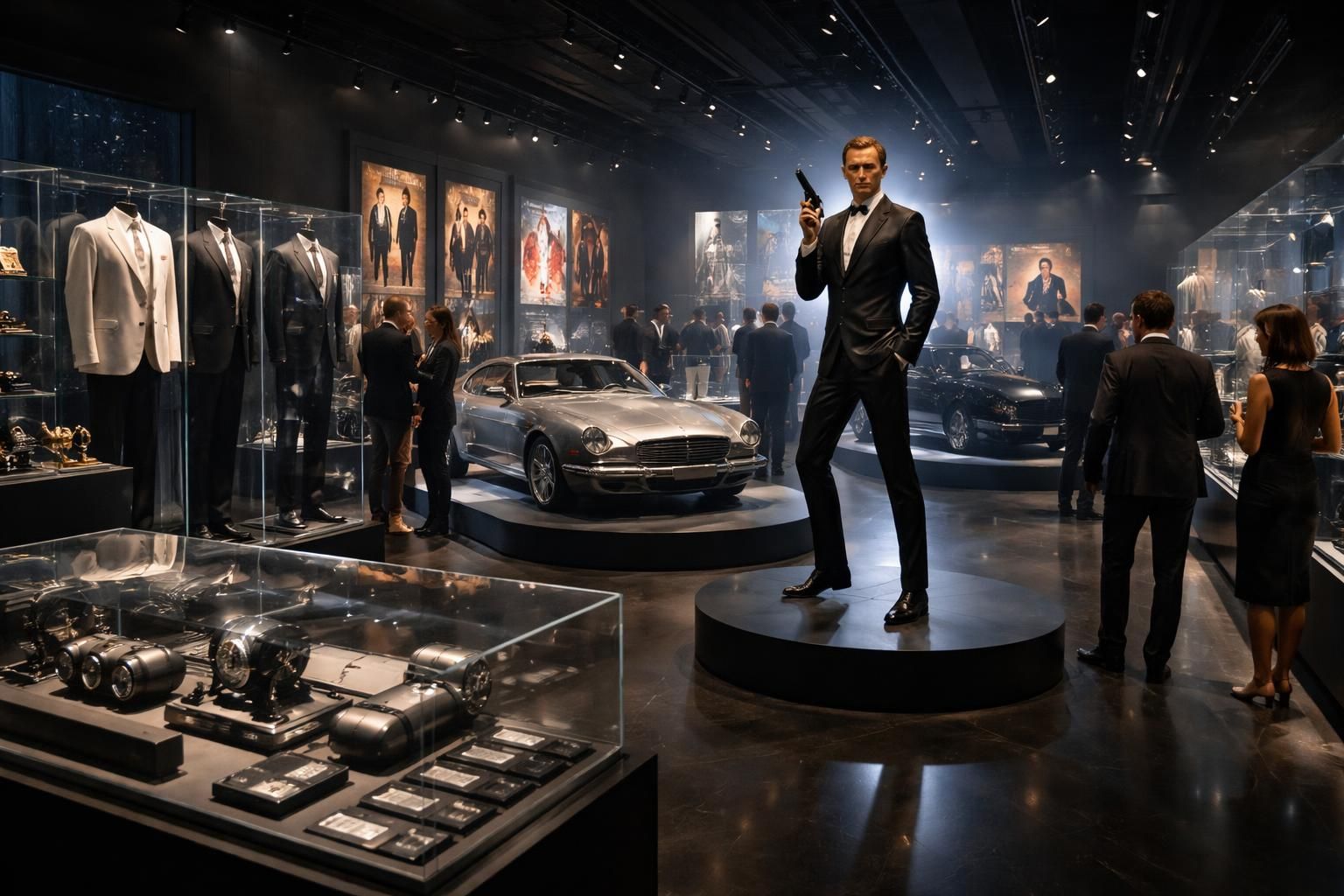 découvrez l'exposition james bond et plongez au cœur de l'univers passionnant de l'agent 007, entre costumes, gadgets et scènes cultes.