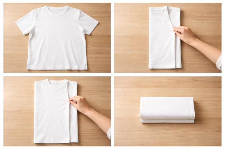 découvrez des techniques simples et efficaces pour plier correctement un t-shirt et gagner de la place dans votre armoire.