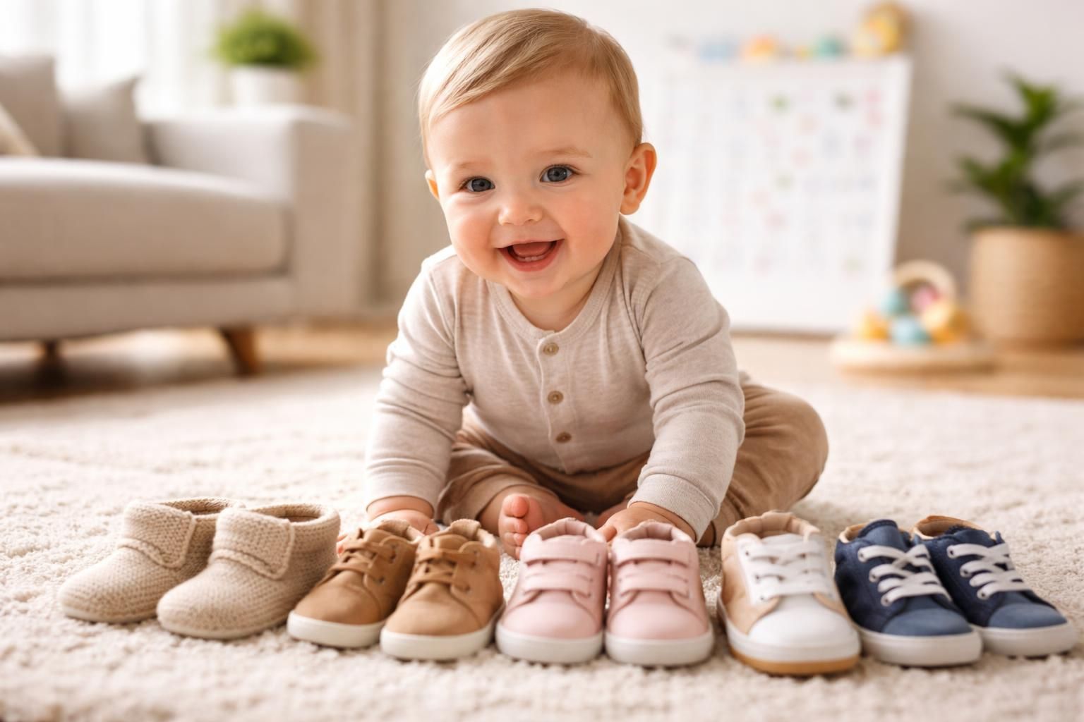 découvrez à quel âge il est recommandé de mettre les premières paires de chaussures à votre bébé pour assurer son confort et son développement optimal.