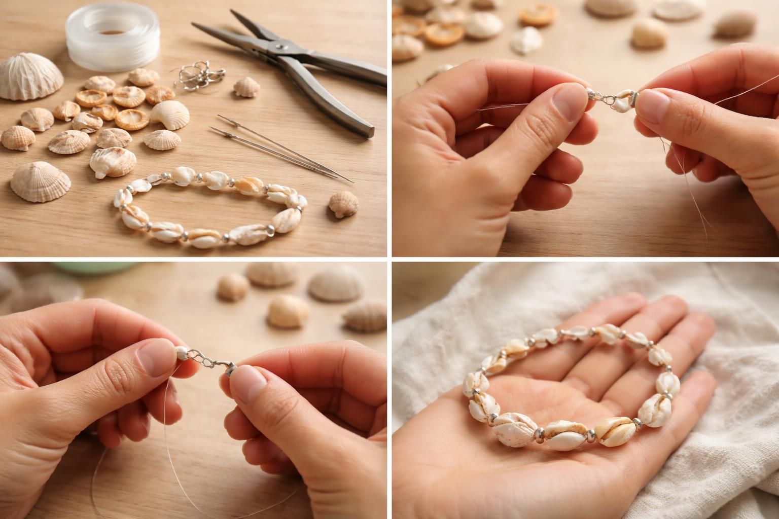 découvrez les étapes simples pour créer un magnifique bracelet artisanal de coquillages, parfait pour un style naturel et estival.