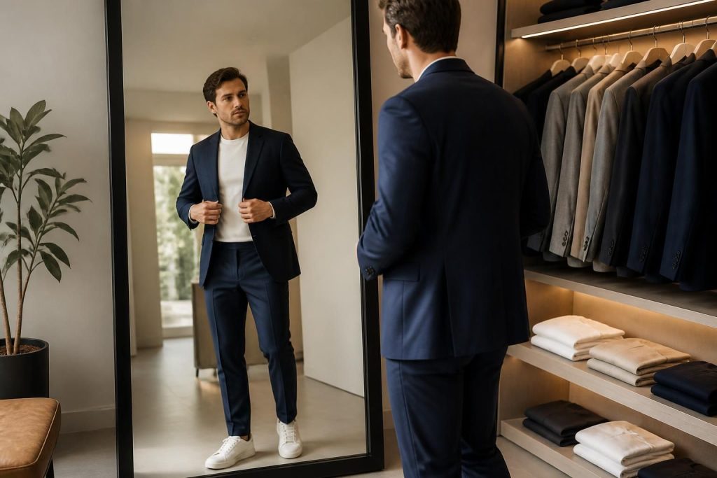 découvrez comment choisir la couleur parfaite pour votre costume avec un t-shirt, pour un style harmonieux et moderne adapté à toutes les occasions.