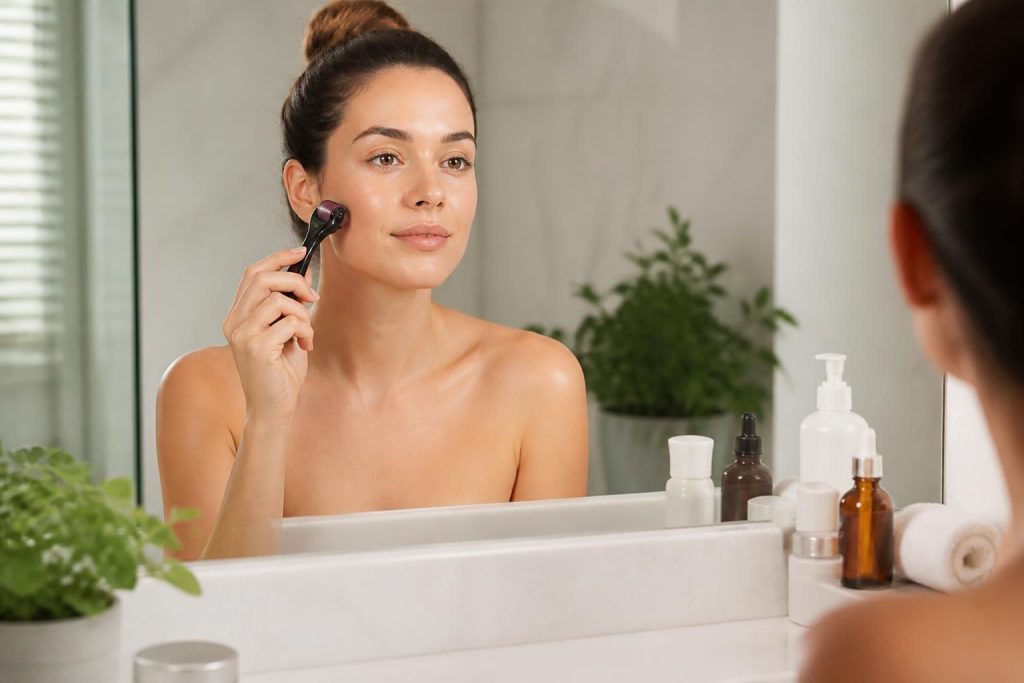 découvrez comment intégrer le dermaroller dans votre routine de soins du visage pour stimuler la régénération de la peau, améliorer son éclat et réduire les imperfections.