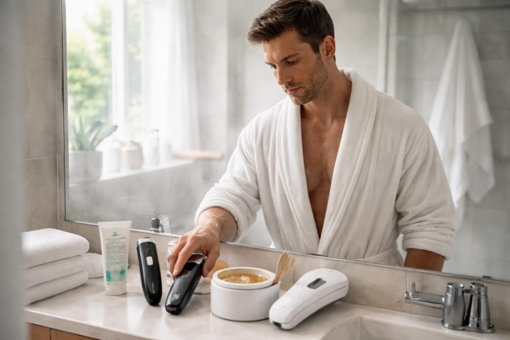 découvrez les méthodes d'épilation du pubis pour homme et apprenez à choisir la technique la plus sûre et adaptée à votre peau pour un résultat optimal et sans irritation.