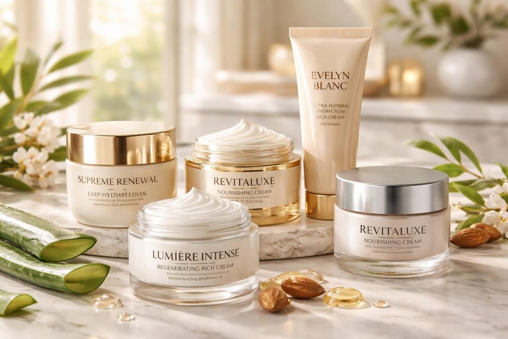 découvrez les meilleures crèmes visage recommandées pour les peaux matures très sèches, nourrissantes et hydratantes pour retrouver confort et douceur.