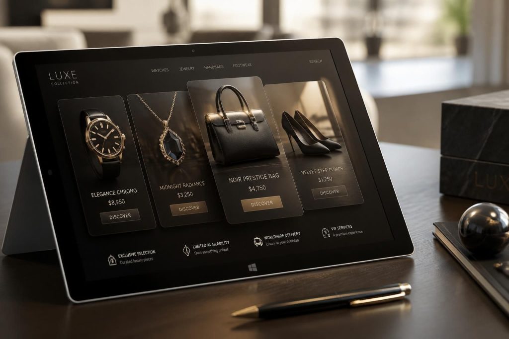découvrez notre pop-up luxe, un catalogue interactif optimisé pour tablette tactile microsoft, alliant élégance et technologie pour une expérience immersive unique.