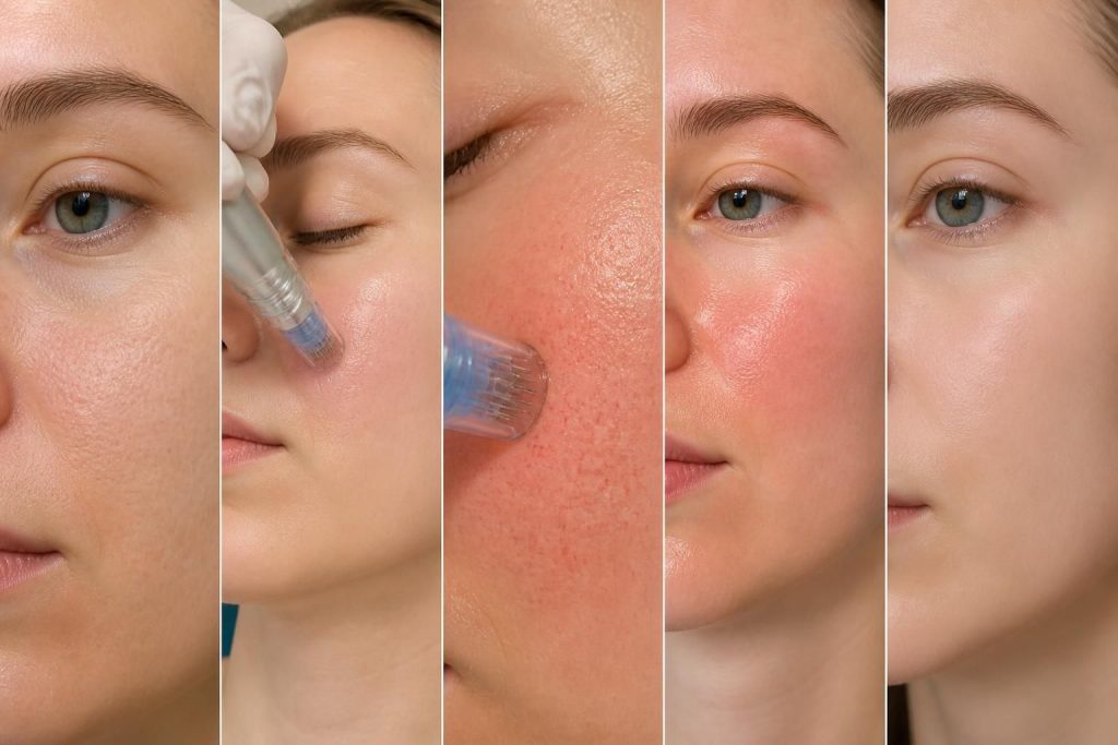 découvrez comment le microneedling peut réduire les pores dilatés avec notre guide en 5 étapes, incluant des photos avant et après pour des résultats visibles.