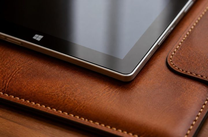 découvrez la tablette tactile microsoft zoom cuir, spécialement conçue pour sublimer les finitions et coutures avec précision et élégance.